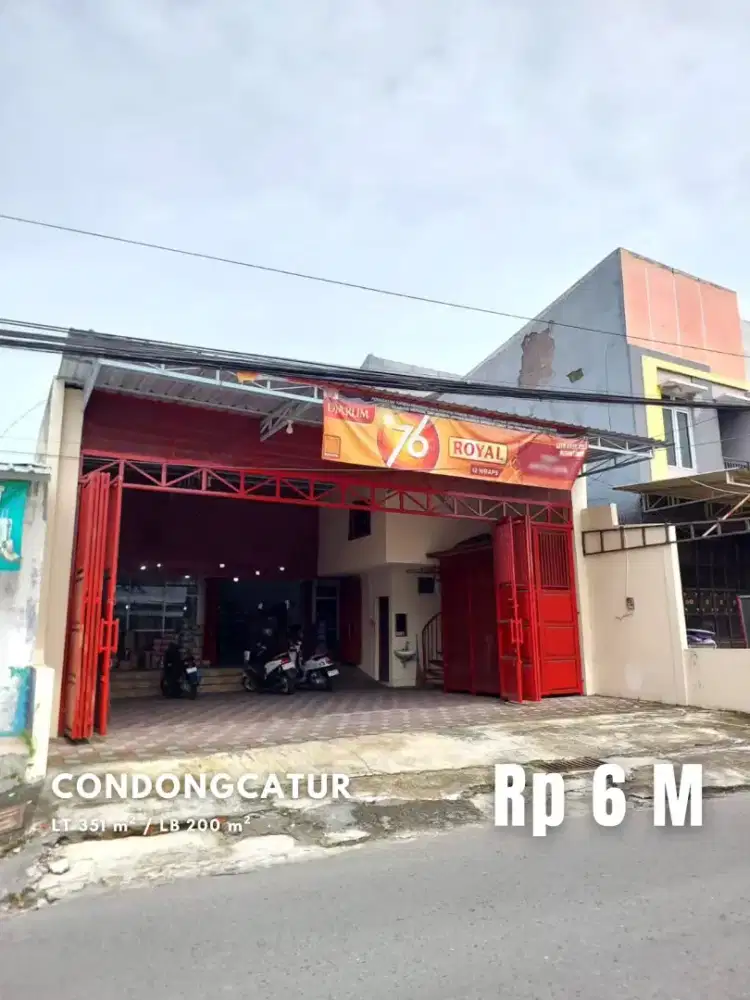 Dijual Ruko Luas dan Strategis di Condongcatur dekat Pakuwon