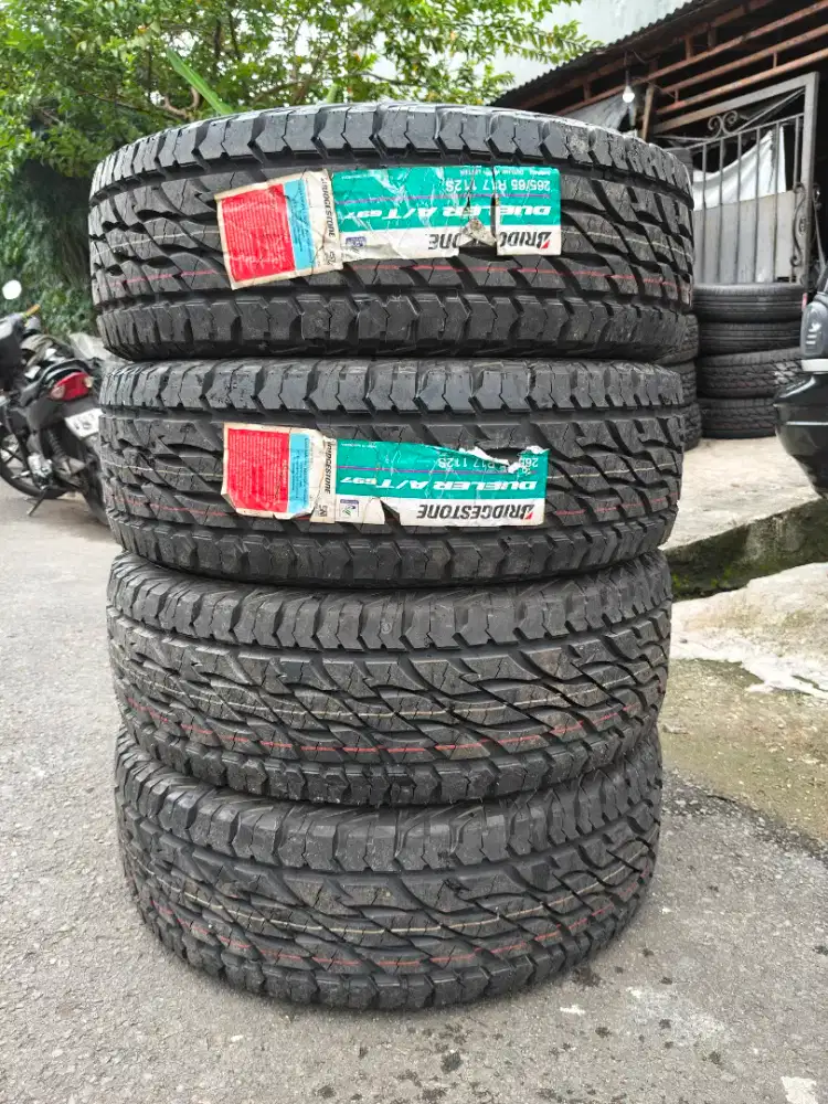 Jual ban baru mrek bregestone dueler A/T ukuran 265 65 R17 4pcs.