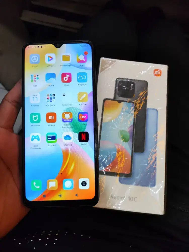 Redmi 10c 4/128 Full set Nominus siap pake