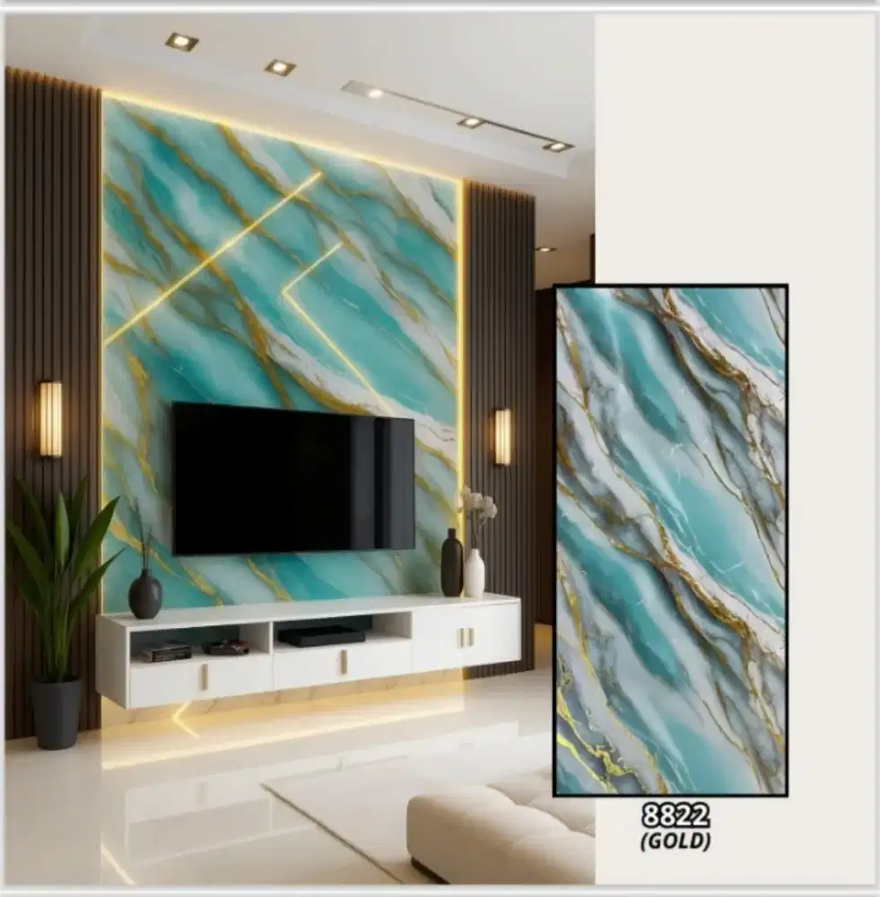 Uv marmer pvc berkualitas