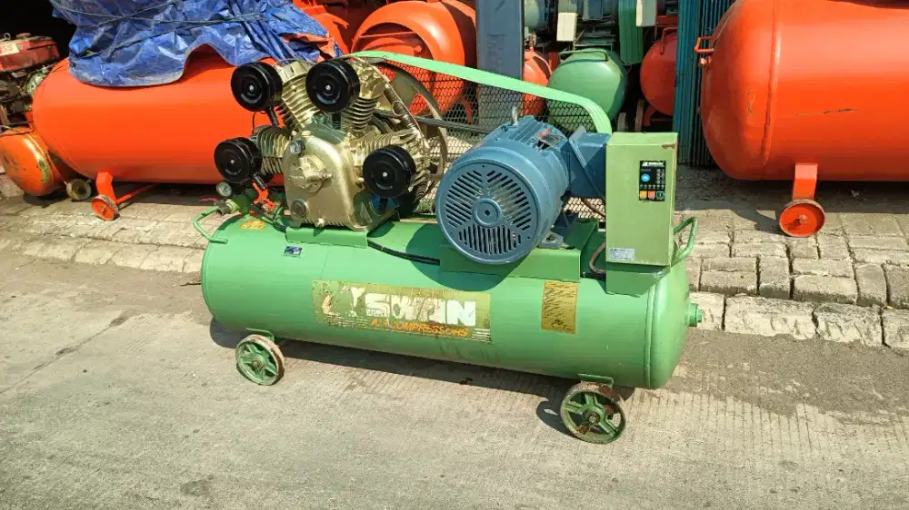 Kompresor swan 15HP N series kompressor compressor udara seken garansi