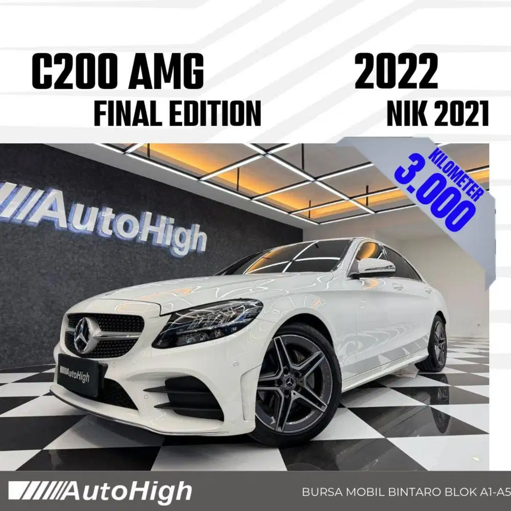 DP10% [Km3.000] C200 AMG 2021 White Reg 2022 #AUTOHIGH