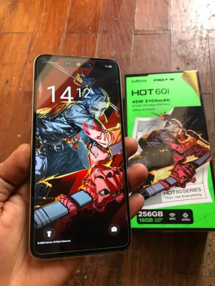 Jual cepat Infinix hot 60i ram 8/256 pemakaian 1bulan