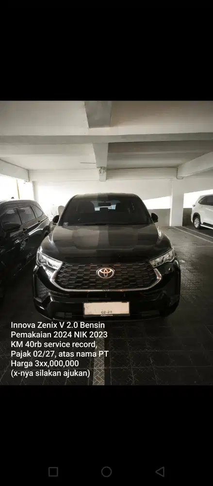 Toyota Kijang Innova 2023 Bensin