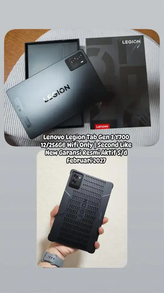 LENOVO LEGION TAB GEN3 Y700 12/256 WIFI ONLY SECOND LIKE NEW