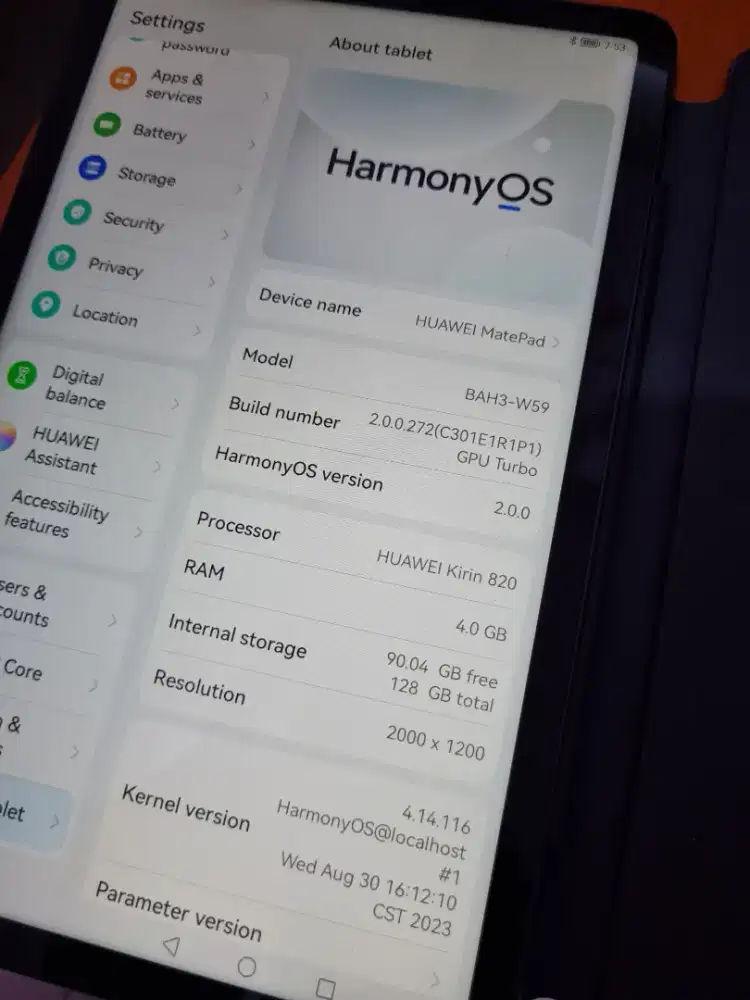 Tablet Huawei Matepad 10.4 Like New/Mulus Lengkap