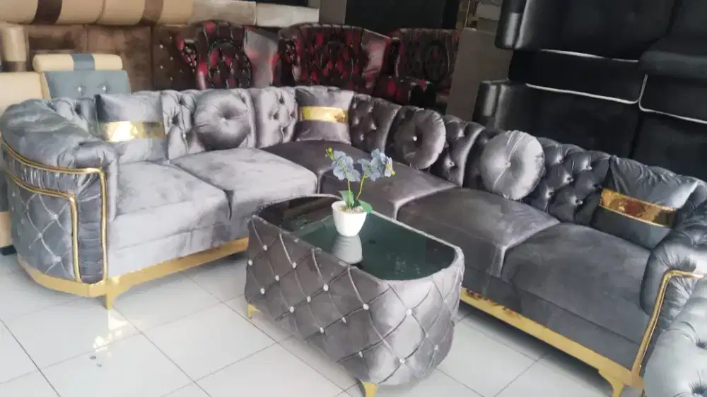 Sofa turki sudut abu