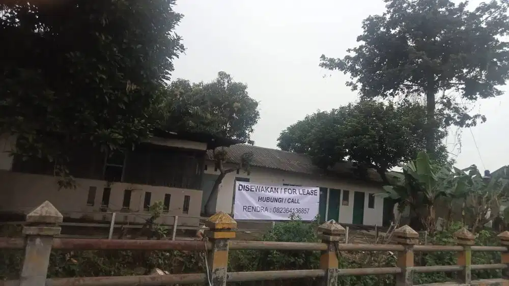 Disewa tanah di Jl Raya Krukut, Jalan utama pintu Tol Depok Antasari