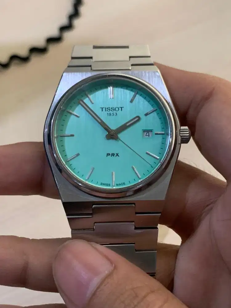 Tissot prx quartz tiffany blue 40mm