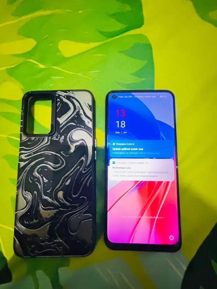 Hp oppo A55 warna biru10001