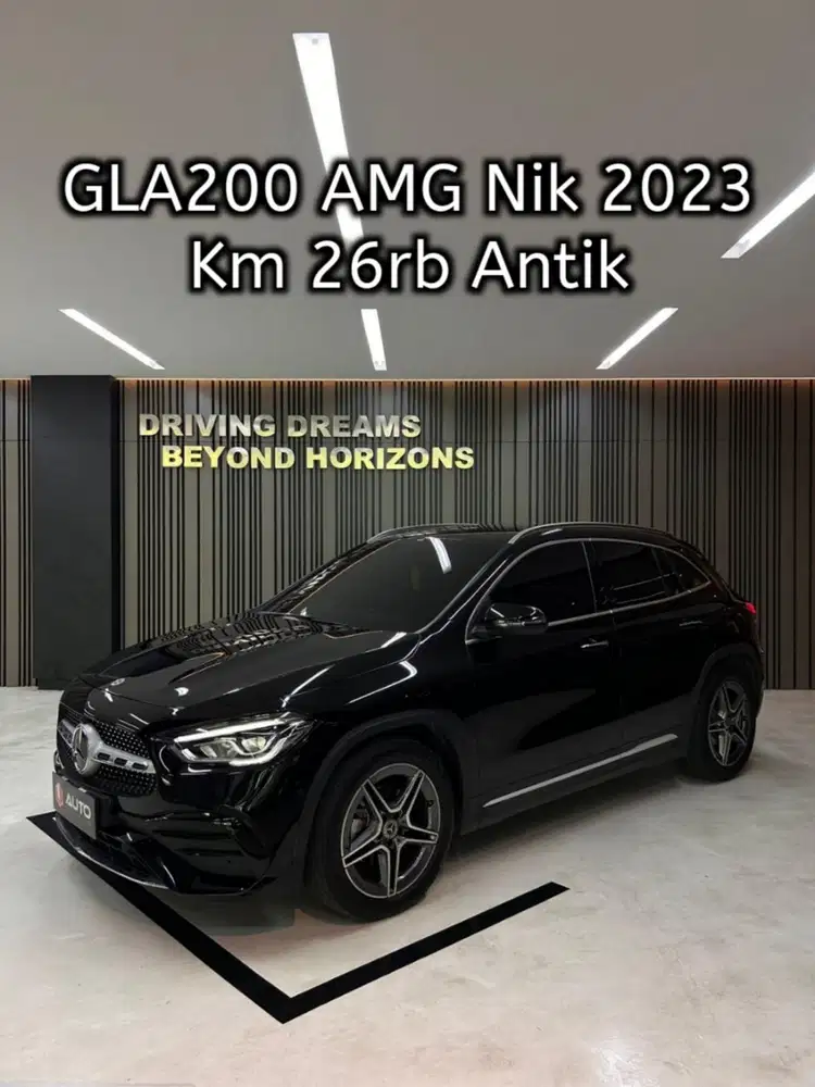 Mercedes Benz GLA200 2023 Mercy GLA 200 Hitam Km26rb D1332AKL mdl 2022