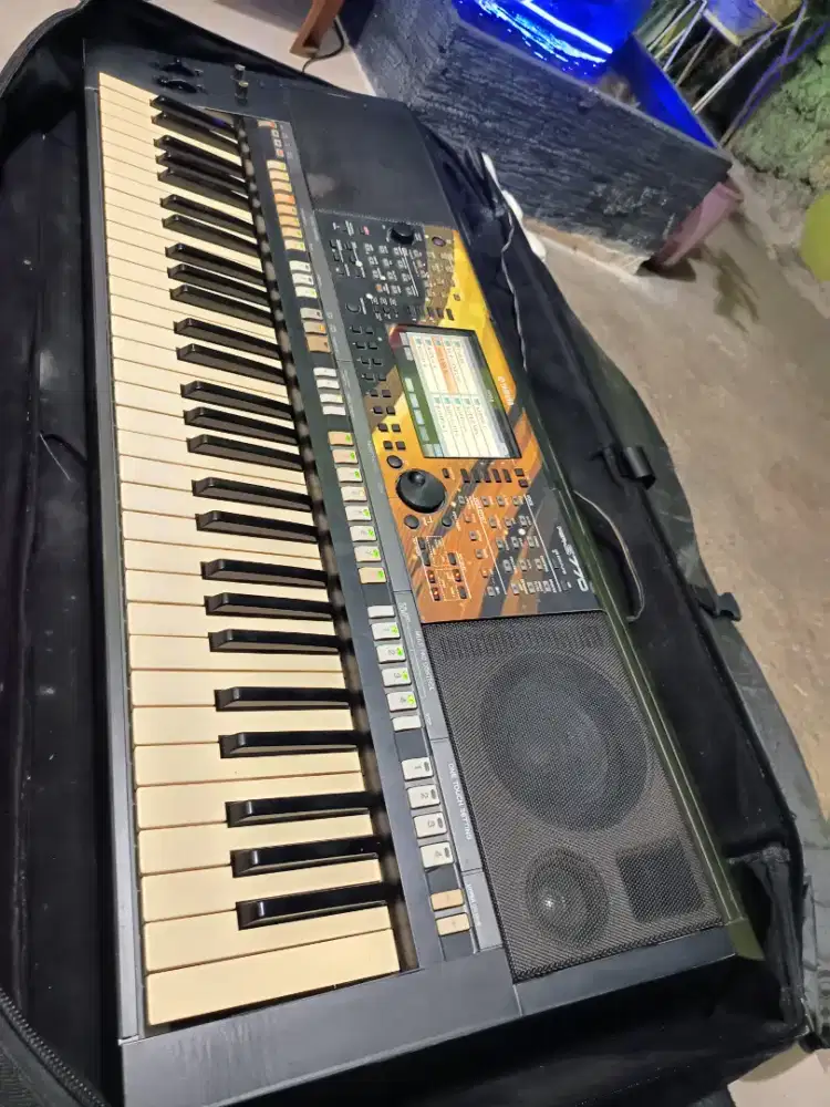 Keyboard Yamaha PSR S770.+Tas,Adaftor ori.Udh isi sempling.Wa:_