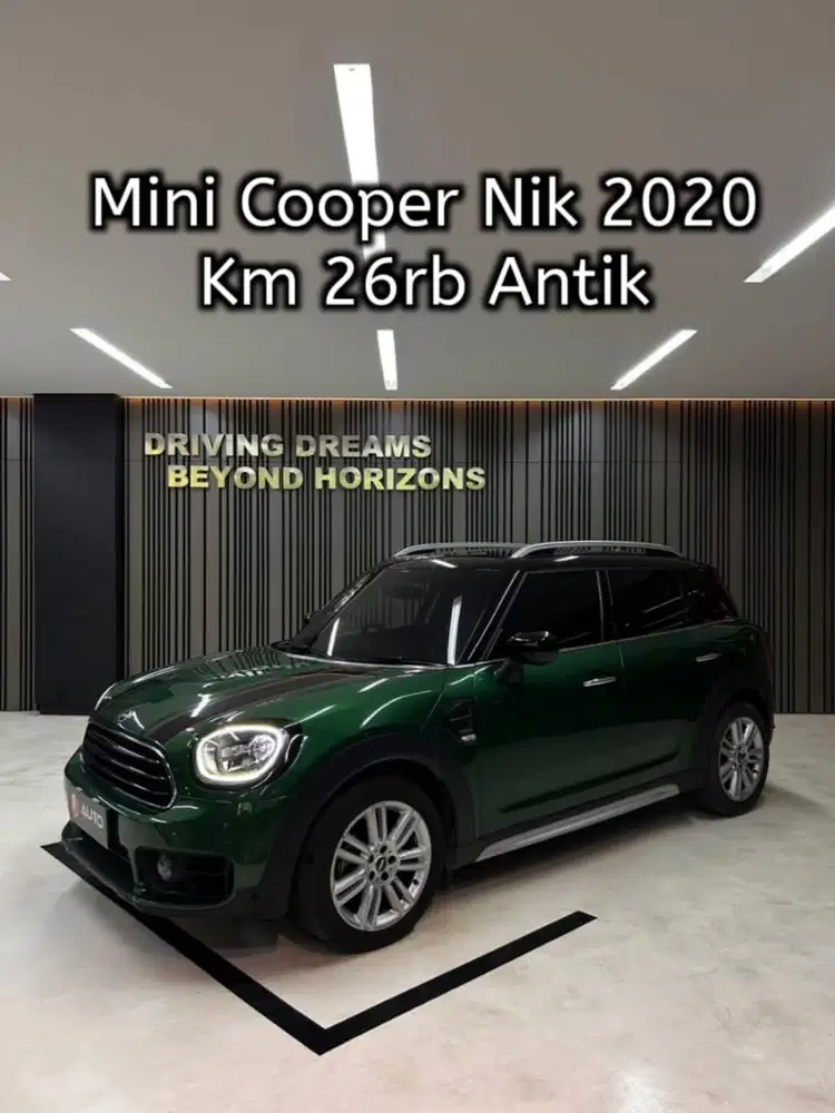 Mini Cooper Countryman 1.5 AT 2021 Hijau Km26rb Nik 2020