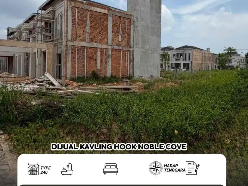 DiJual Kavling Rumah Hook Noble Cove Batam Center