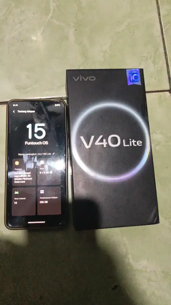 Vivo v40 lite bekas