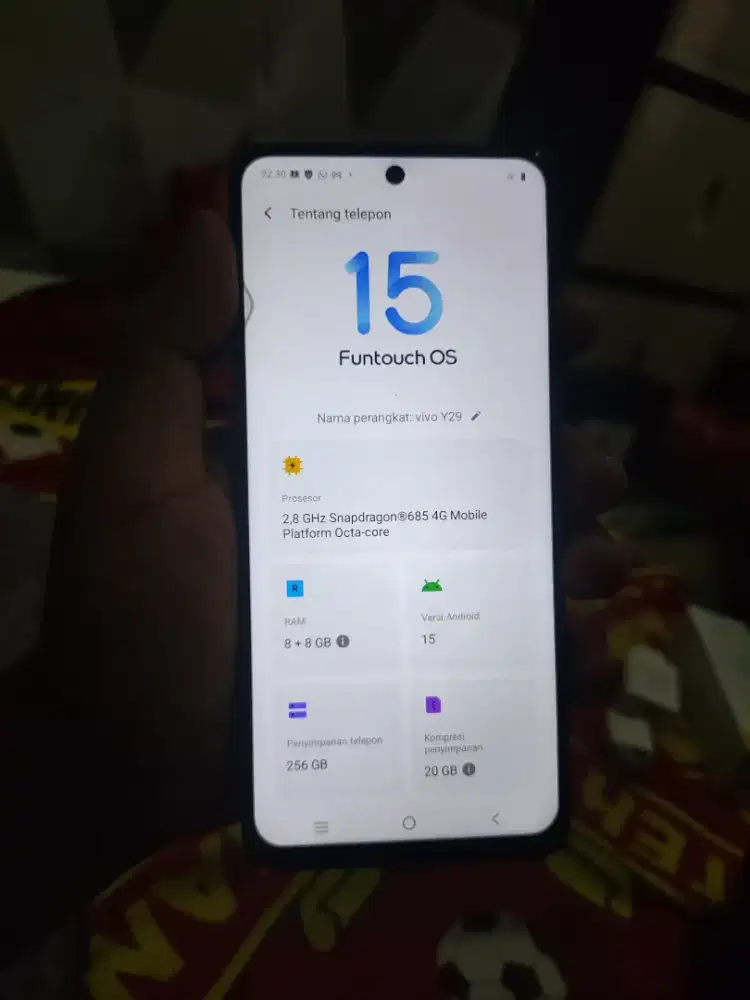 Vivo Y29 8/256 Marmer Coklat