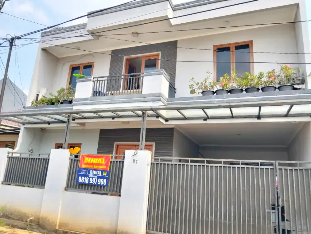 Dijual Cepat Jl.Cendrawasih  Komp Deplu Pondok Aren Dekat Pasar