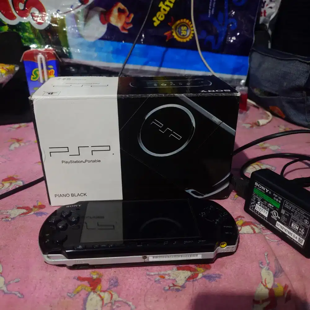 PSP 3000 Hitam 16GB FULL GAMES FULLSET