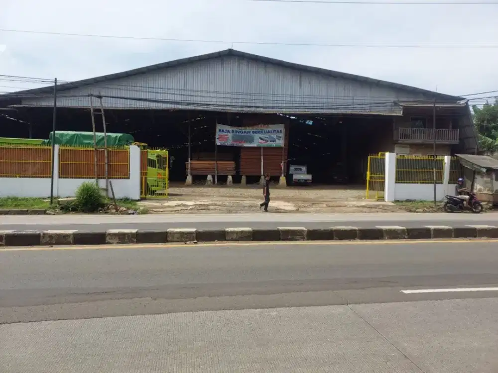 DIJUAL TANAH KOMERSIAL 8.526 M² DENGAN GUDANG BESAR - PARUNG BOGOR