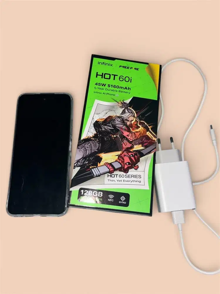 Infinix Hot 60i 6/128GB - Up to 12GB Extended RAM