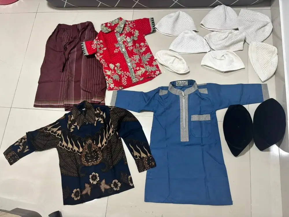 Gamis Baju Batik Anak Laki Laki 1 - 6 tahun