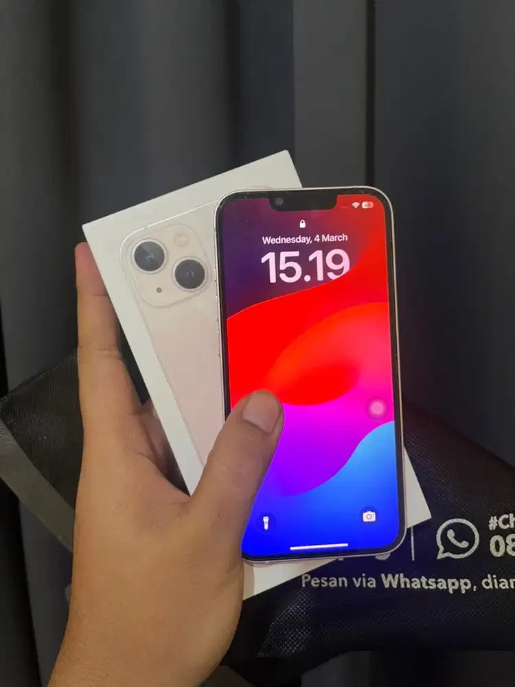 iPhone 13 128gb pink ex iBox Fullset Mulus