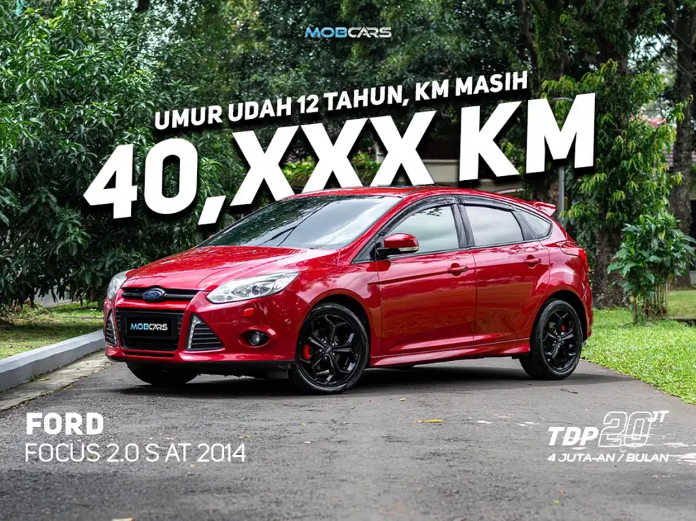 FREE DETAILING 2 TH FORD FOCUS 2.0 S AT 2014 MERAH