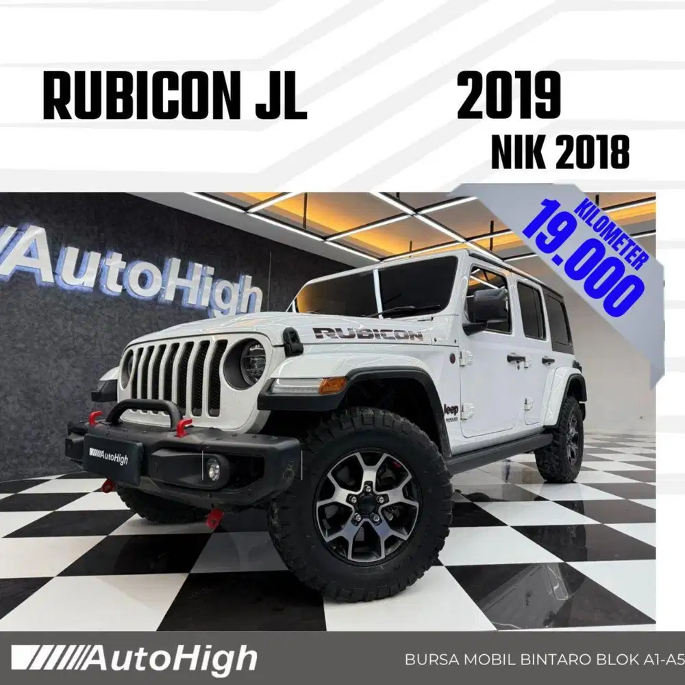 DP10% [Km19.000] Jeep Wrangler Rubicon 2018 White Reg 2020 #AUTOHIGH