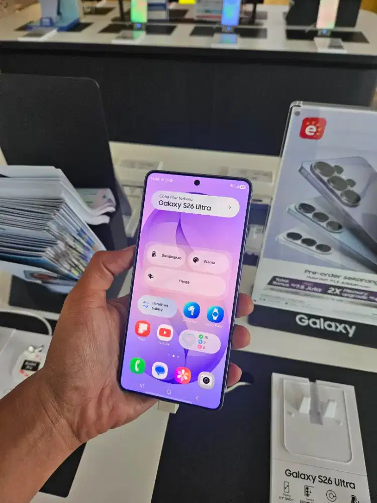 PREORDER SAMSUNG S26 ULTRA 16/1 TERABYTE BONUS TOTAL UP 10 JUTA