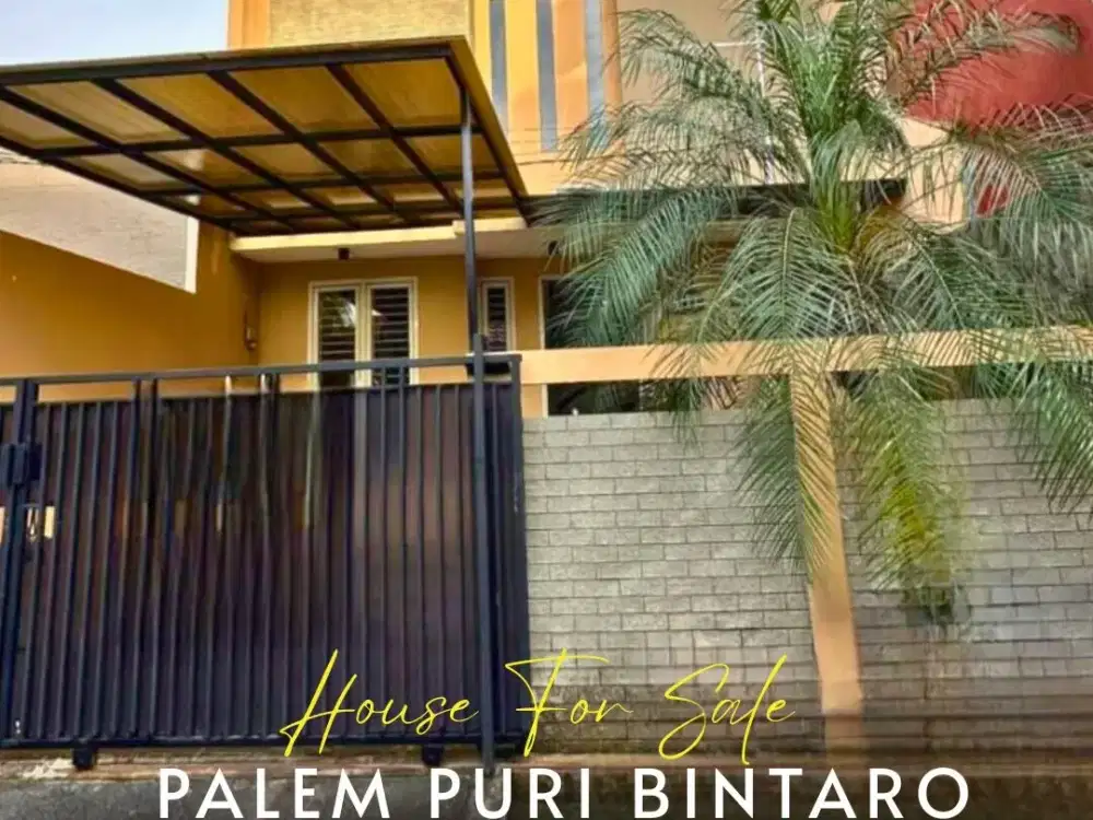 Jual Cepat Rumah Homie di Bintaro Sektor 9 Maleo Puri Bintaro