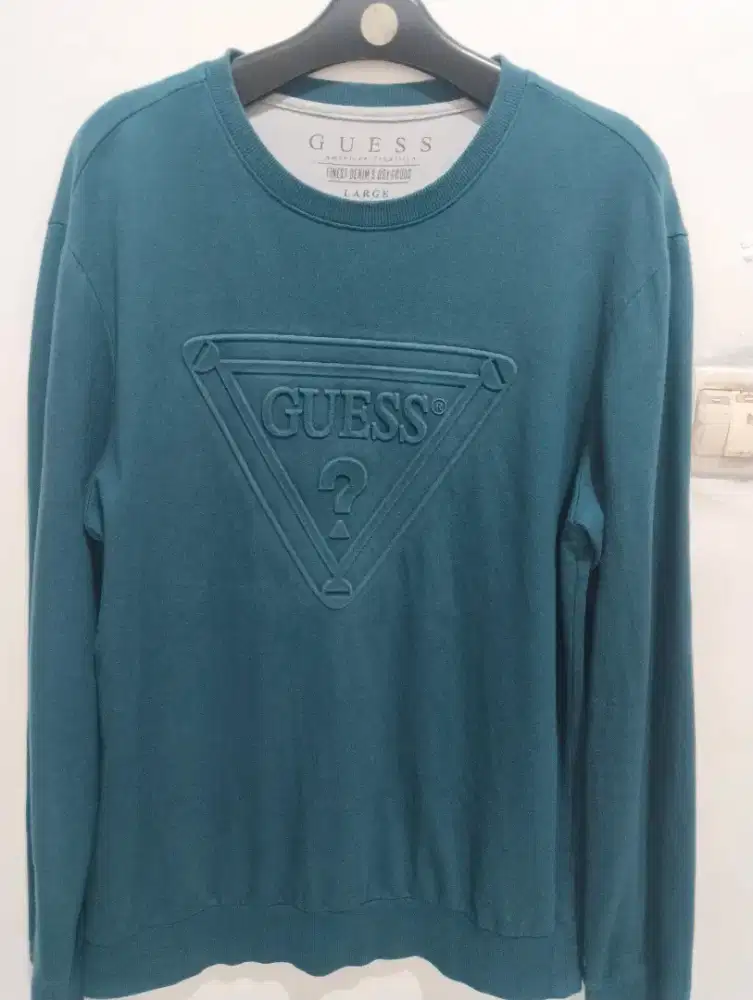 Barang Branded CN Ori GUESS size L-XL Modis Casual Keren Berkualitas