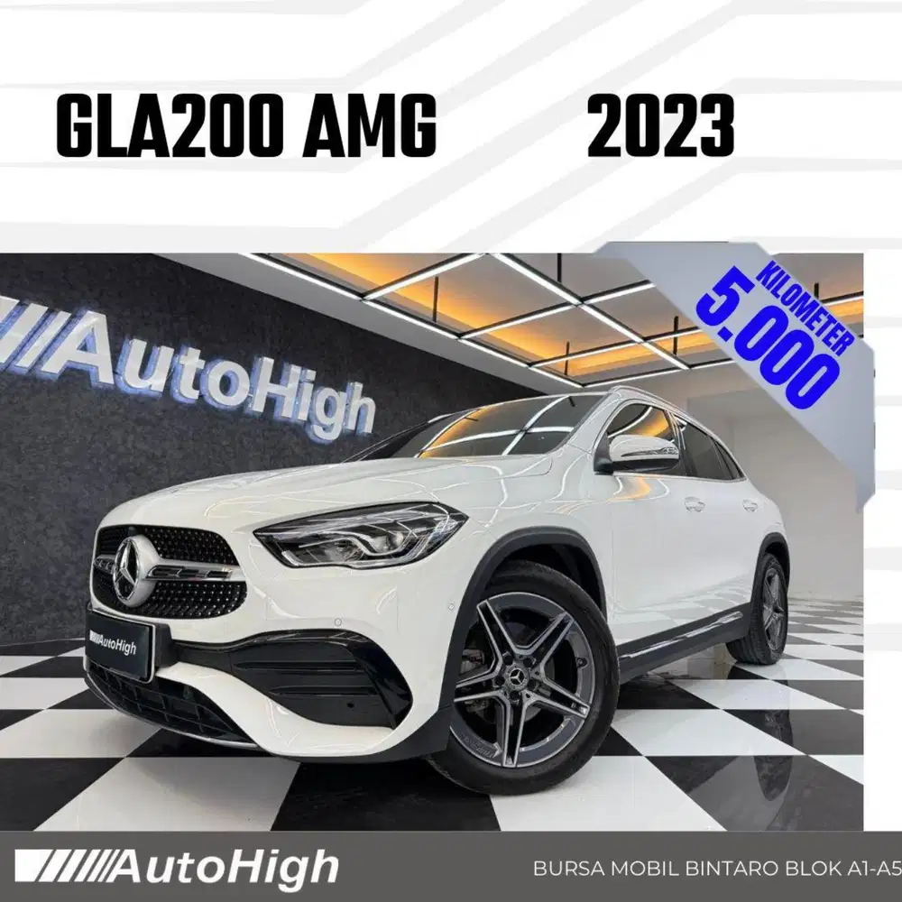 DP10% [Km5.000] GLA200 AMG 2023 White / GLA 200 Reg 2024 #AUTOHIGH