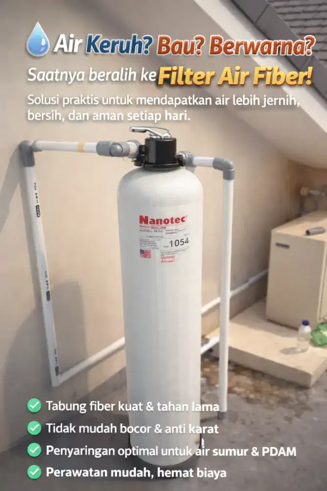 Filter Air Fiber Teknologi Penyaring Air Terbaik
