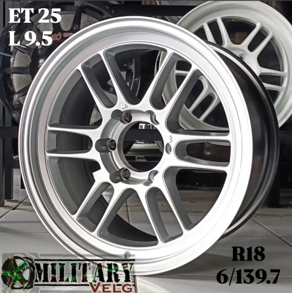 Enkei RPF1 FACE2 Flowforming R18 Hypersilver