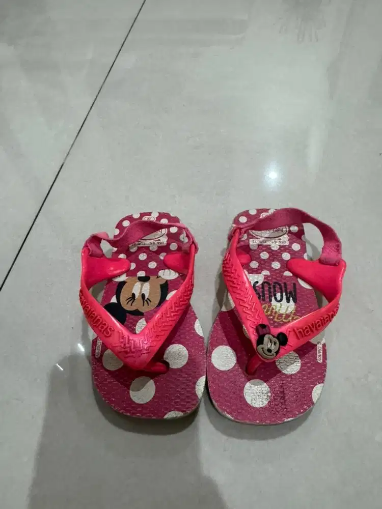 Sendal Anak Havainas minnie mouse