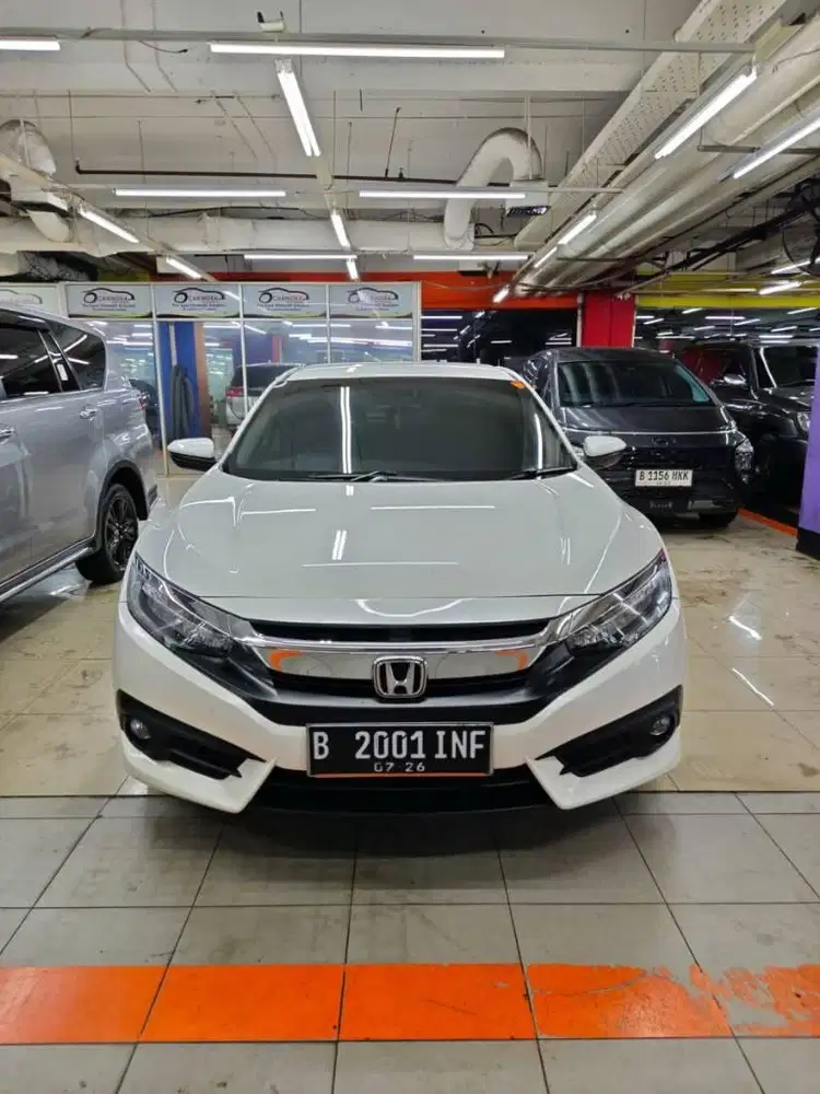 Honda Civic ES 2018 turbo matic dp ringan km 50rb record