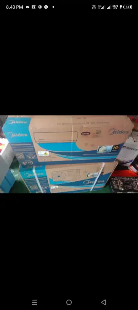 Ac split media setengah pk1/2