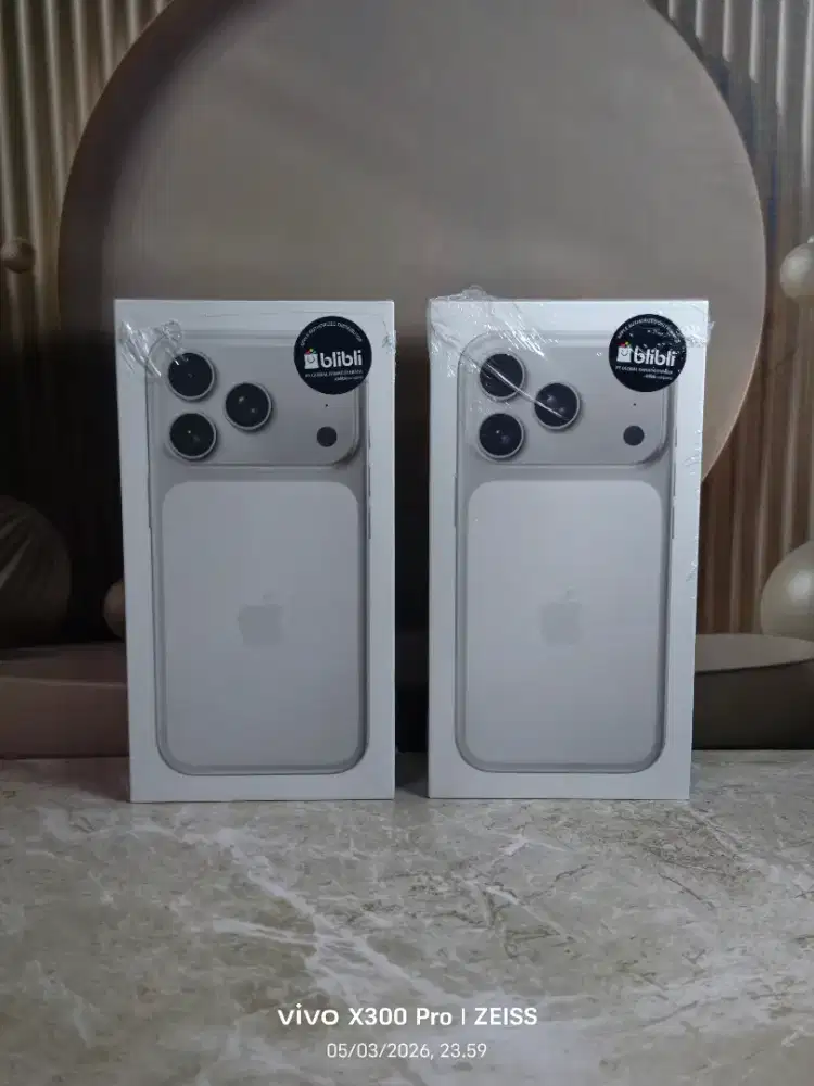 Iphone 17 pro 256gb silver baru segel