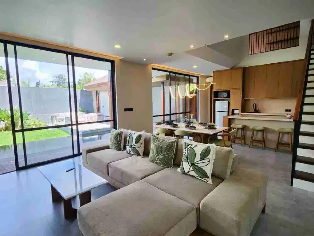 Dijual Luxury Villa 3 bedroom di kawasan elite Jimbaran Hijau dengan one gate system dan  Full Furnished