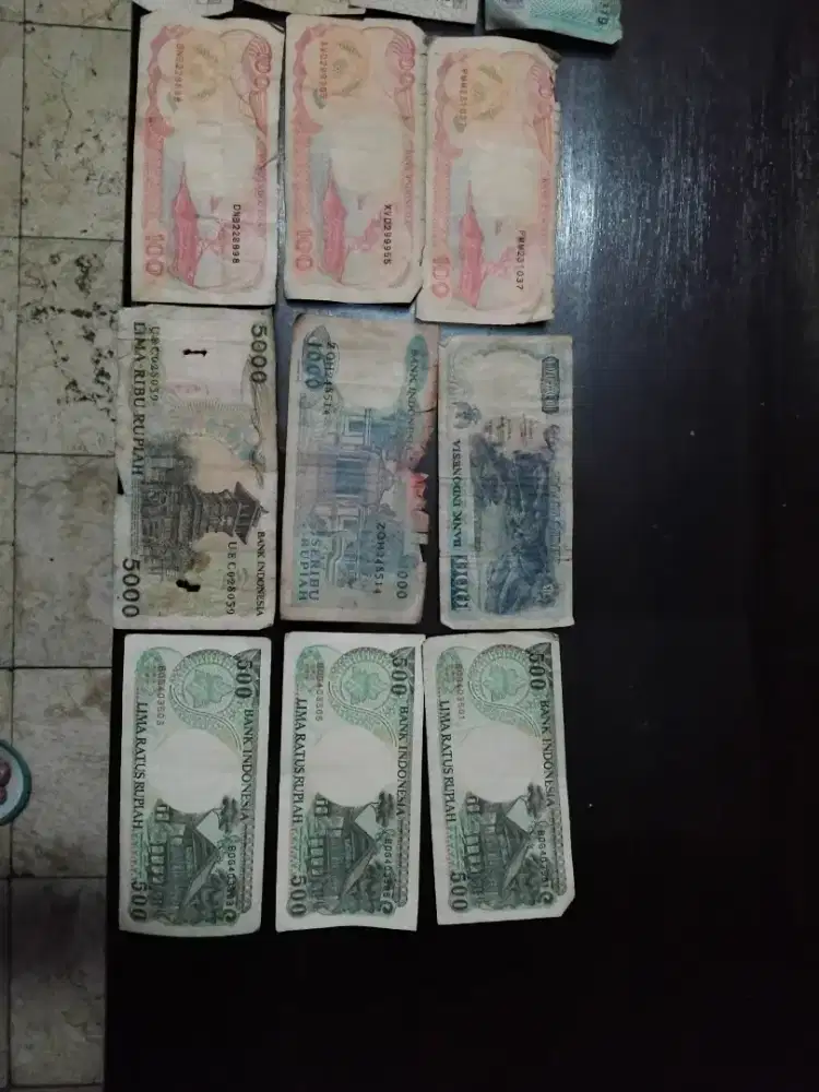 Uang kertas asli kuno RI