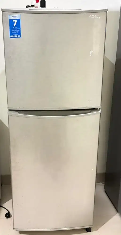 Kulkas Aqua 2 pintu siap pakai