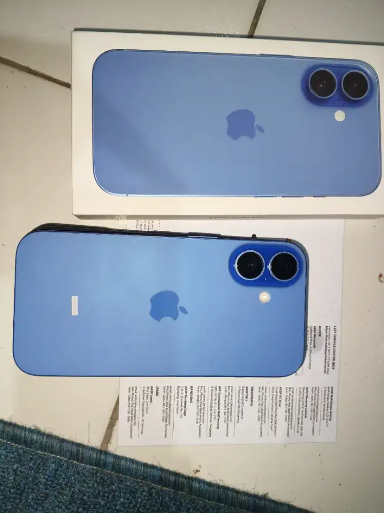 iphone 16 128 resmi garansi april 2026 like new mulus