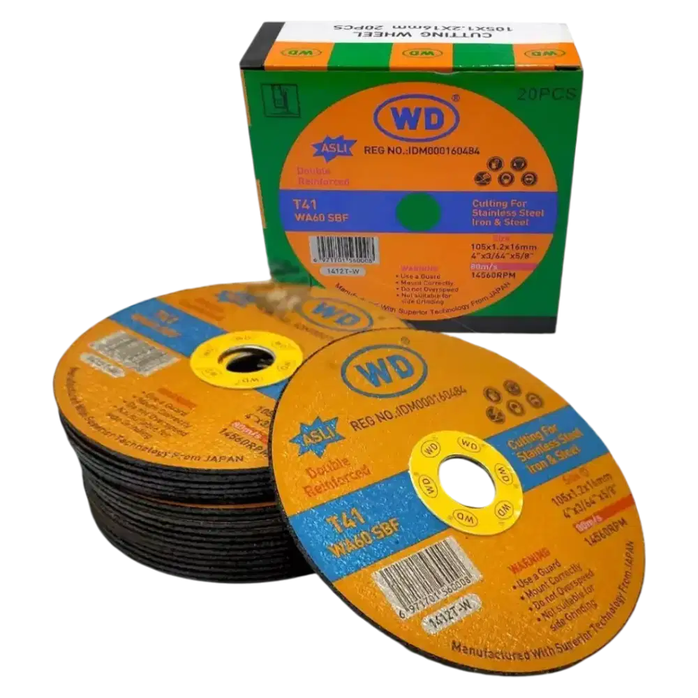 Batu Potong Mata Gerinda Pemotong Besi WD Original ( WD 1Pack 20 Pcs )