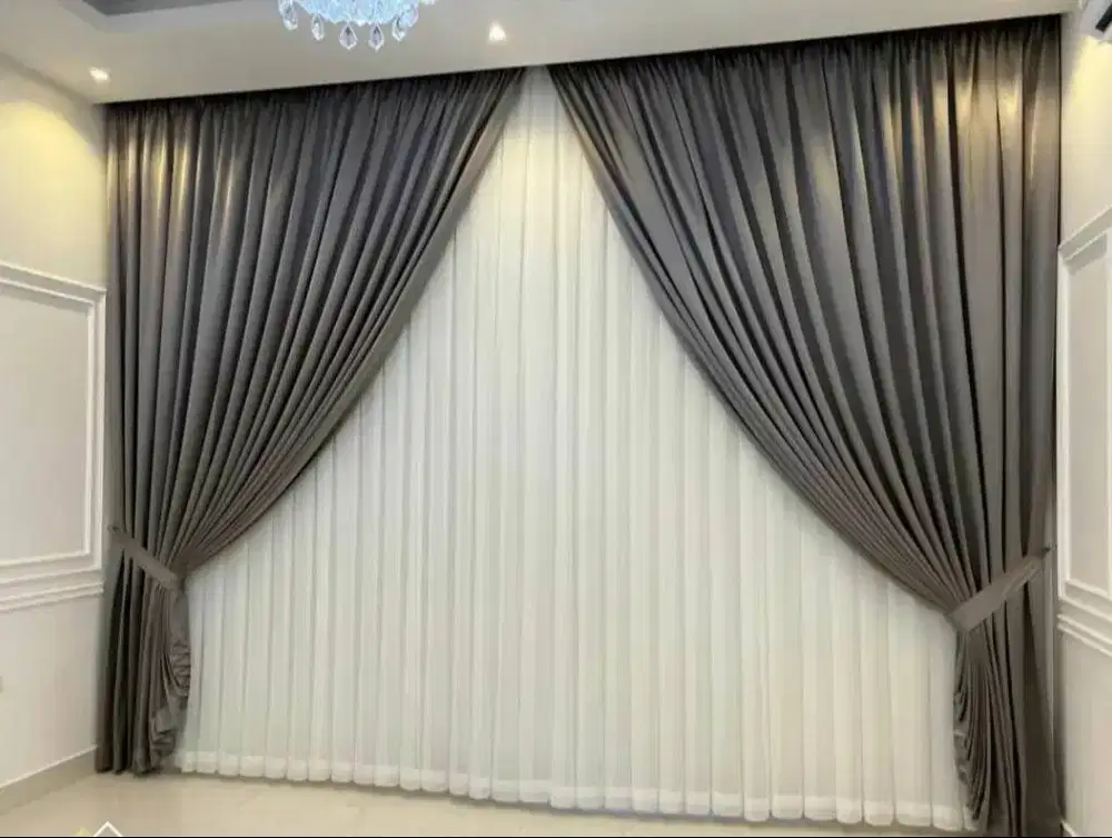 Ready Gorden Jendela Terbaru Minimalis Mewah Murah Gordyn Hordeng