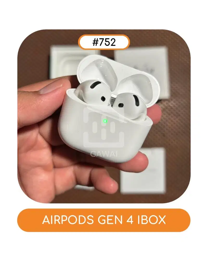 #752 Airpods Gen 4 Ibox Garansi 16 February 2027