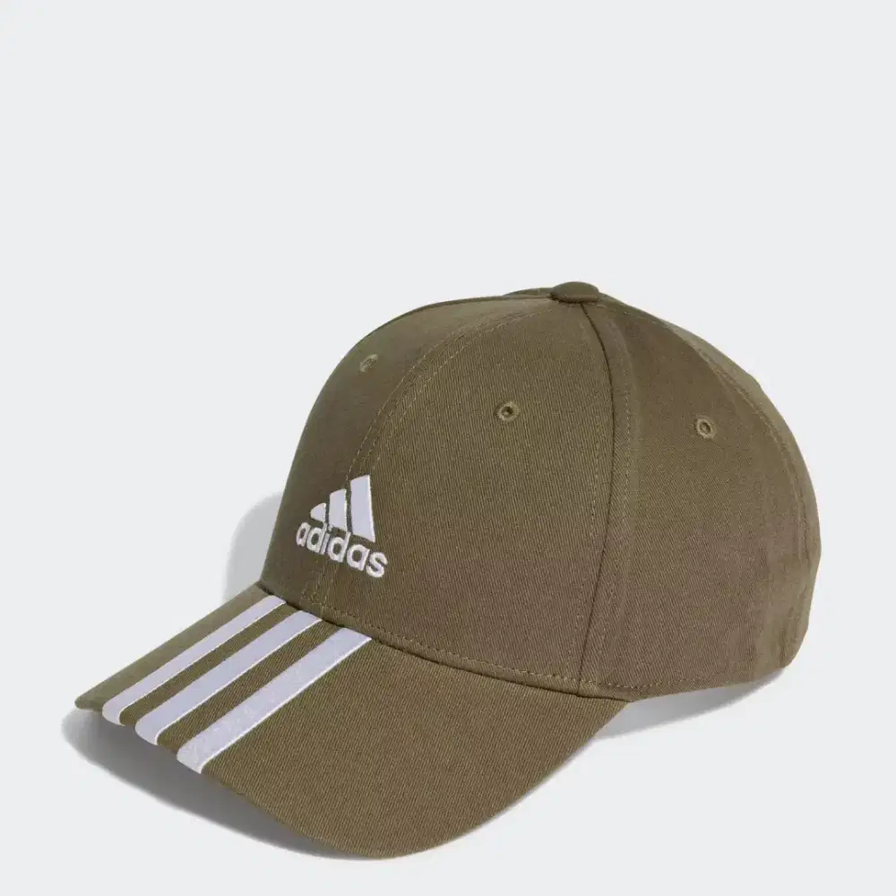 Adidas lifestyle 3 stripes cotton twill baseball cap unisex green