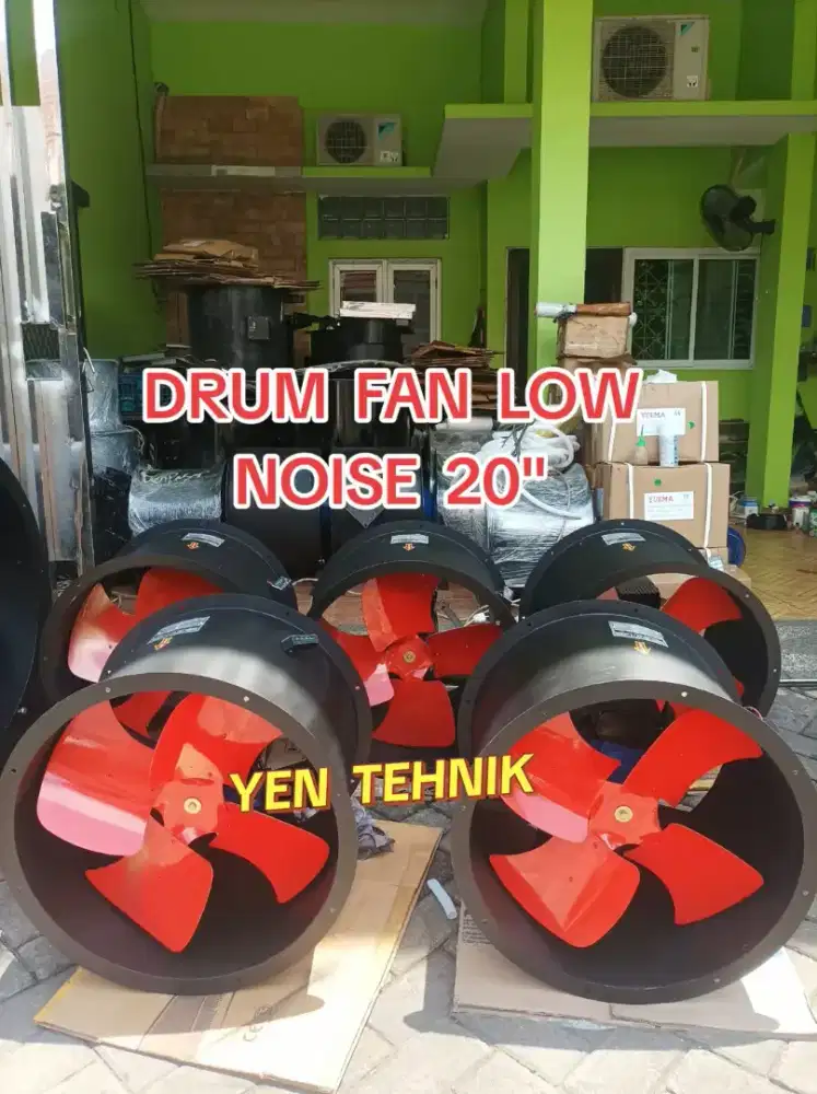 Drum fan low noise 20