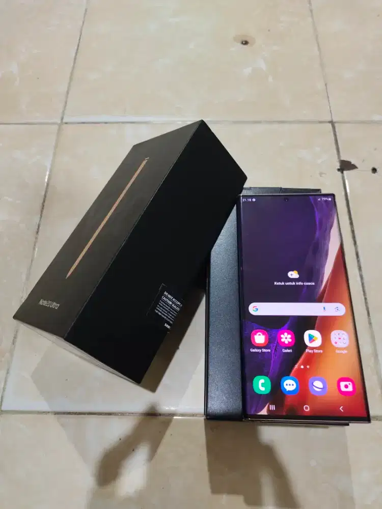 Samsung note 20 ultra 4G 8/256 ex resmi bronze mulus