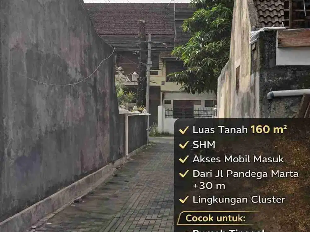 Tanah Murah Hook Pogung Pandega Marta Dekat UGM – Akses Mobil