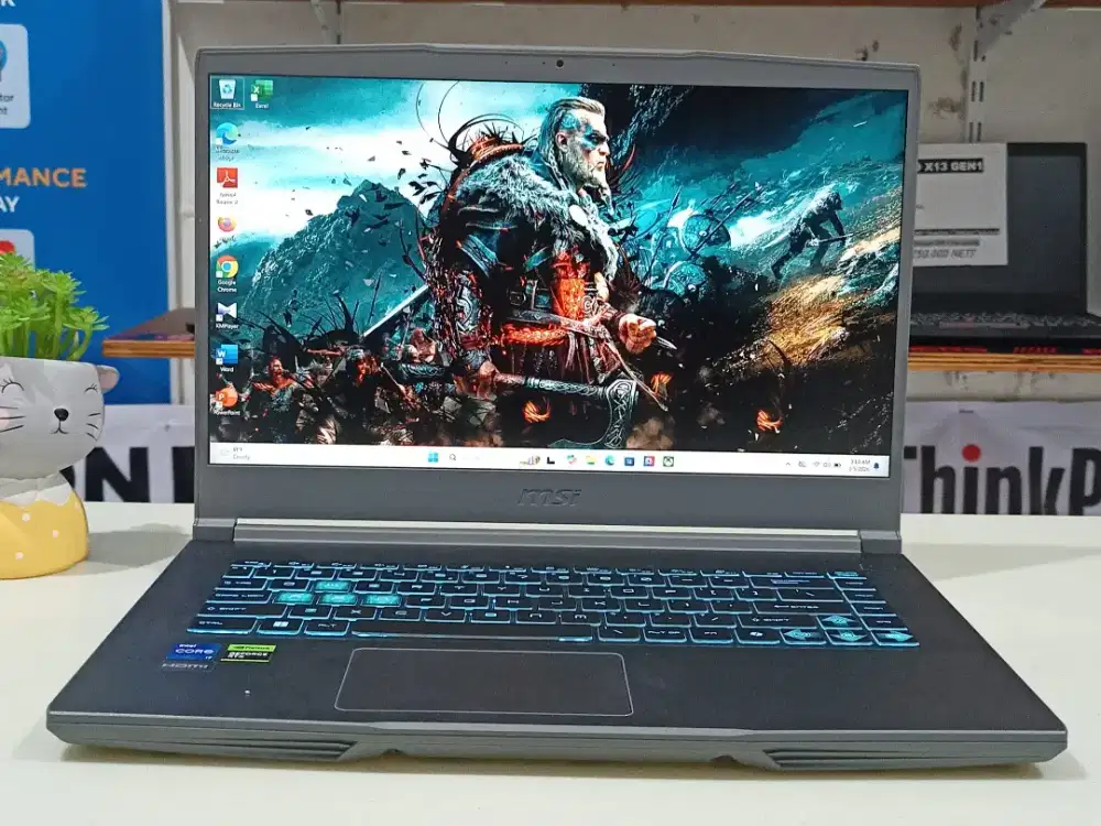 Laptop Gaming MSI THIN 15 Intel Core i7-Gen13 Nvidia RTX 3050